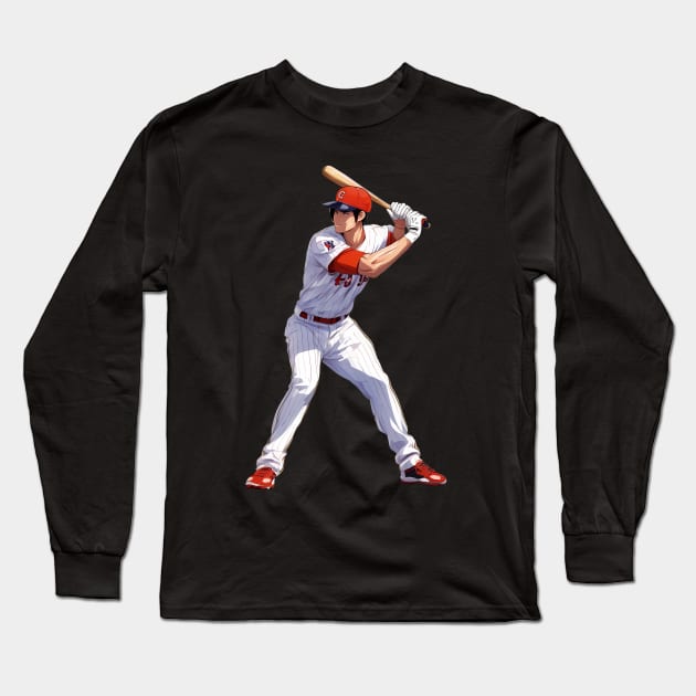 Anime Baseball Long Sleeve T-Shirt by animegirlnft